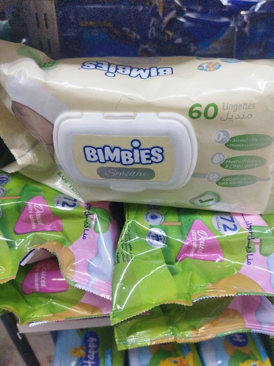  LINGETTES BEBE SENSITIVE BIMBIES