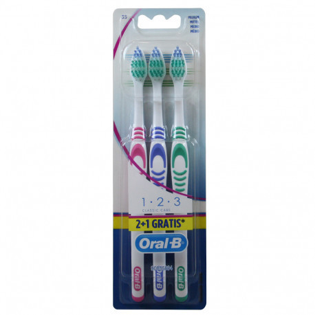 [014260-1] PACK BROSSE A DENTS ORAL-B 1.2.3 CLASSIC CARE