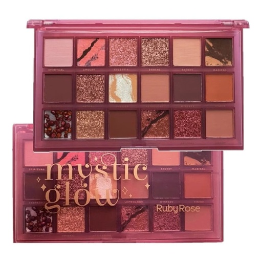 [HB-1068]  PALETTE MYSTIC GLOW RUBY ROSE